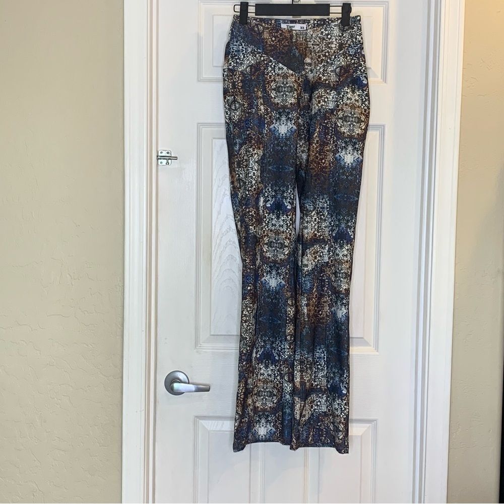 Tiger Mist Ceara Pant Black Abstract Size XS